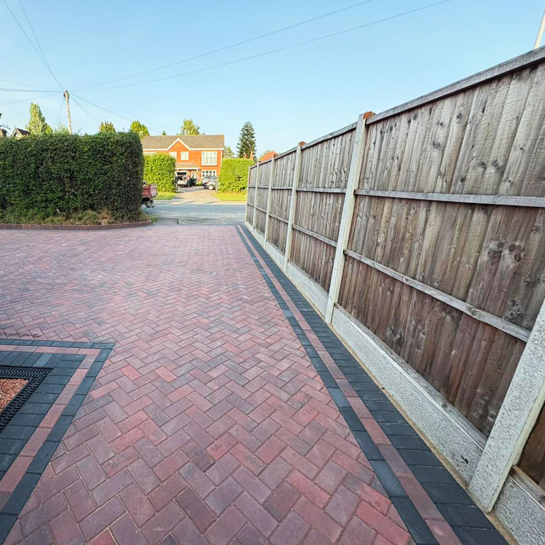 Block paving driveway in Stourbridge