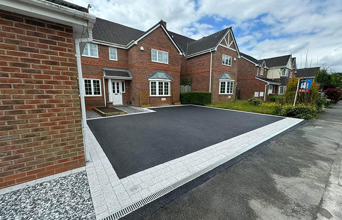 New Black Tarmac Driveway Halesowen